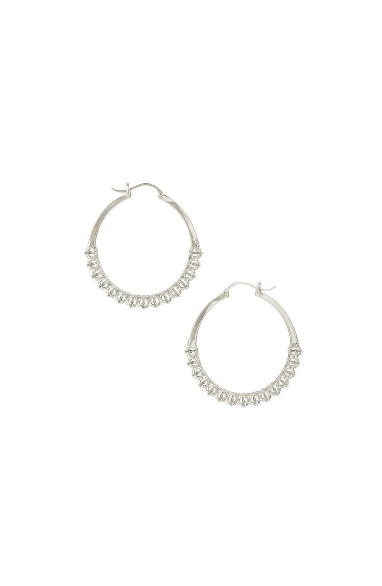 Astor & Orion Calla Hoops, Alternate, color, Silver