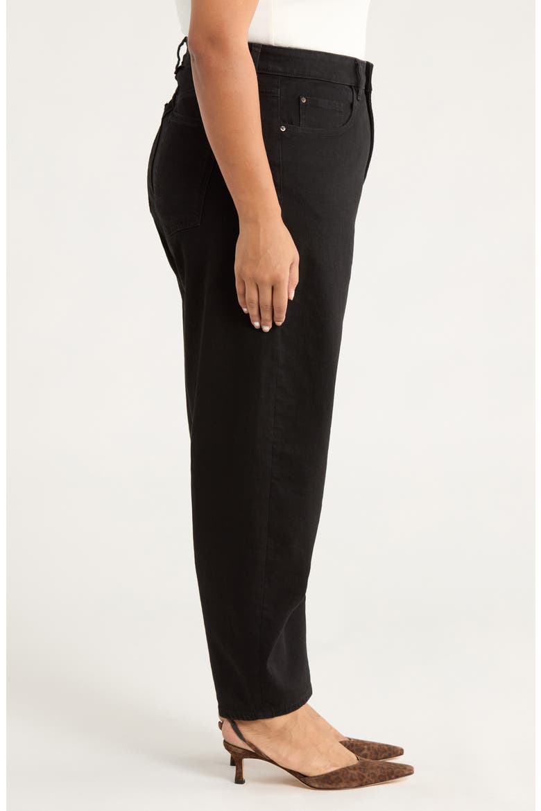 Soft Curve Barrel Jeans, Alternate, color, INKWELL