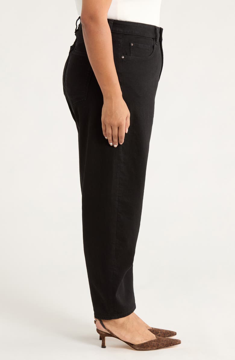 WARP+WEFT Soft Curve Barrel Jeans, Alternate, color, Inkwell