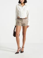 Manière De Voir Elle Tailored Mini Shorts