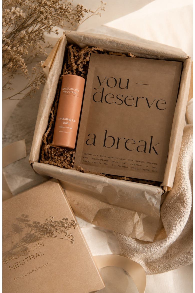 You Deserve a Break Self-Care Gift Set, Alternate, color, None