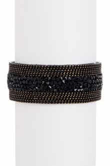 OLIVIA WELLES Meredith Mixed Crystal & Stone Chain Bracelet