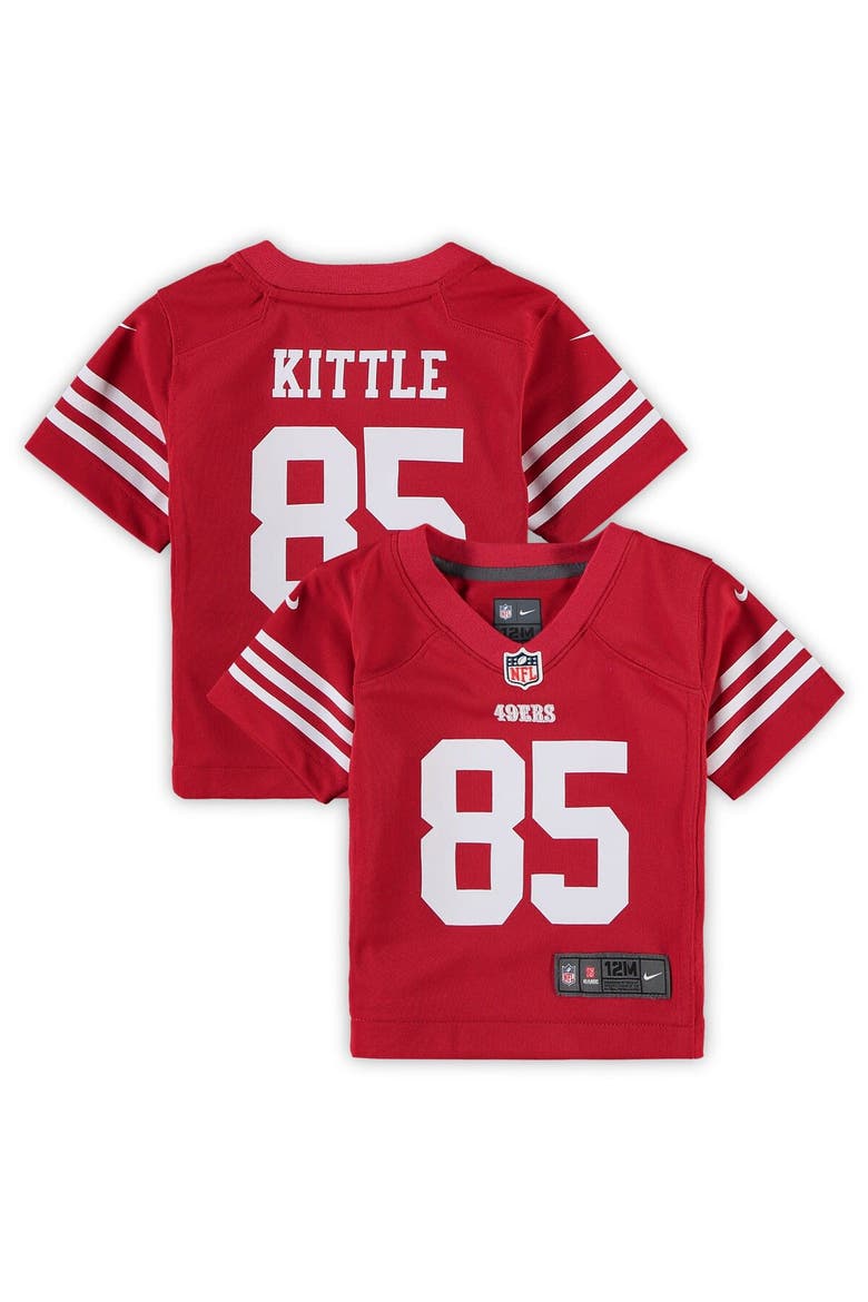 Infant Nike George Kittle Scarlet San Francisco 49ers Player Game Jersey, Main, color, Scarlet