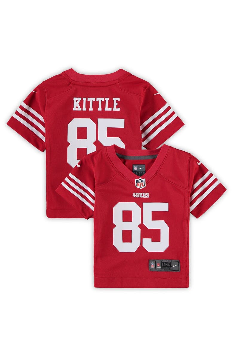 Nike Infant Nike George Kittle Scarlet San Francisco 49ers Player Game Jersey, Main, color, 