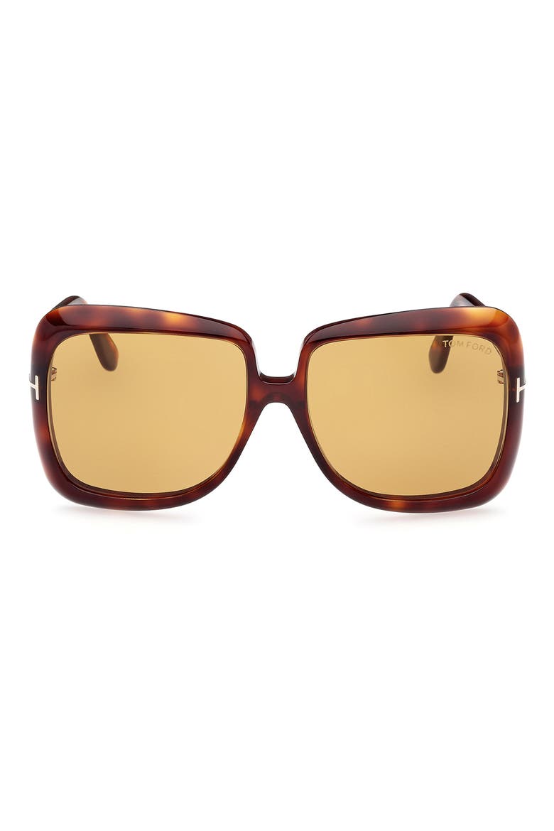 Lorelai 59mm Square Sunglasses, Main, color, DARK HAVANA / BROWN