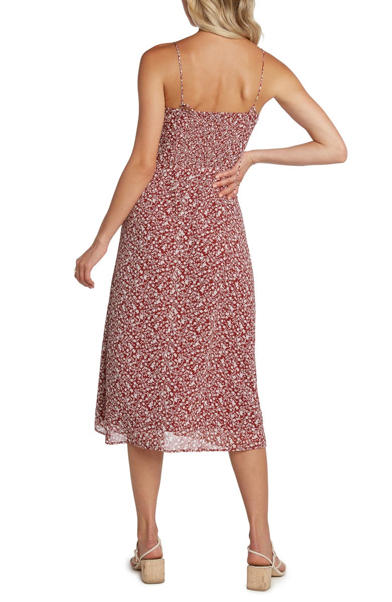 matty m. Wendy Floral Midi Dress, Alternate, color, 