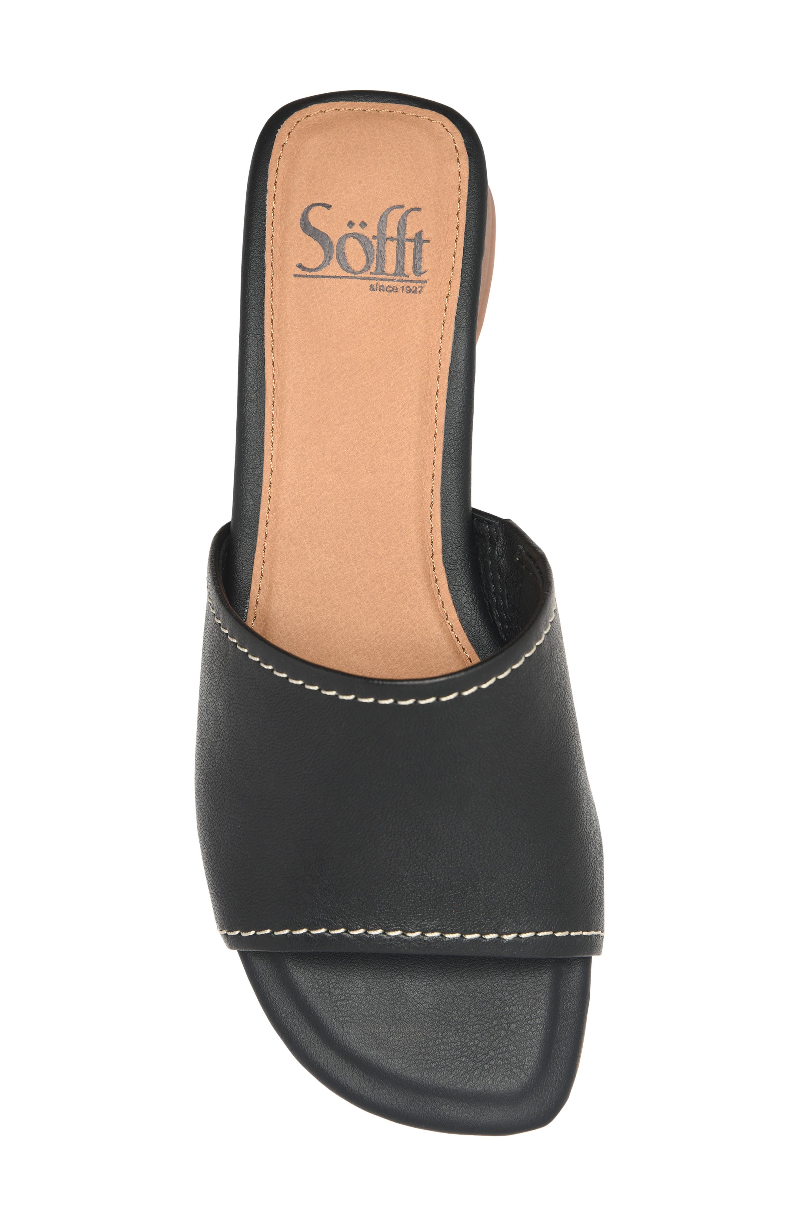 Söfft Sahara Slide Sandal, Alternate, color, Black