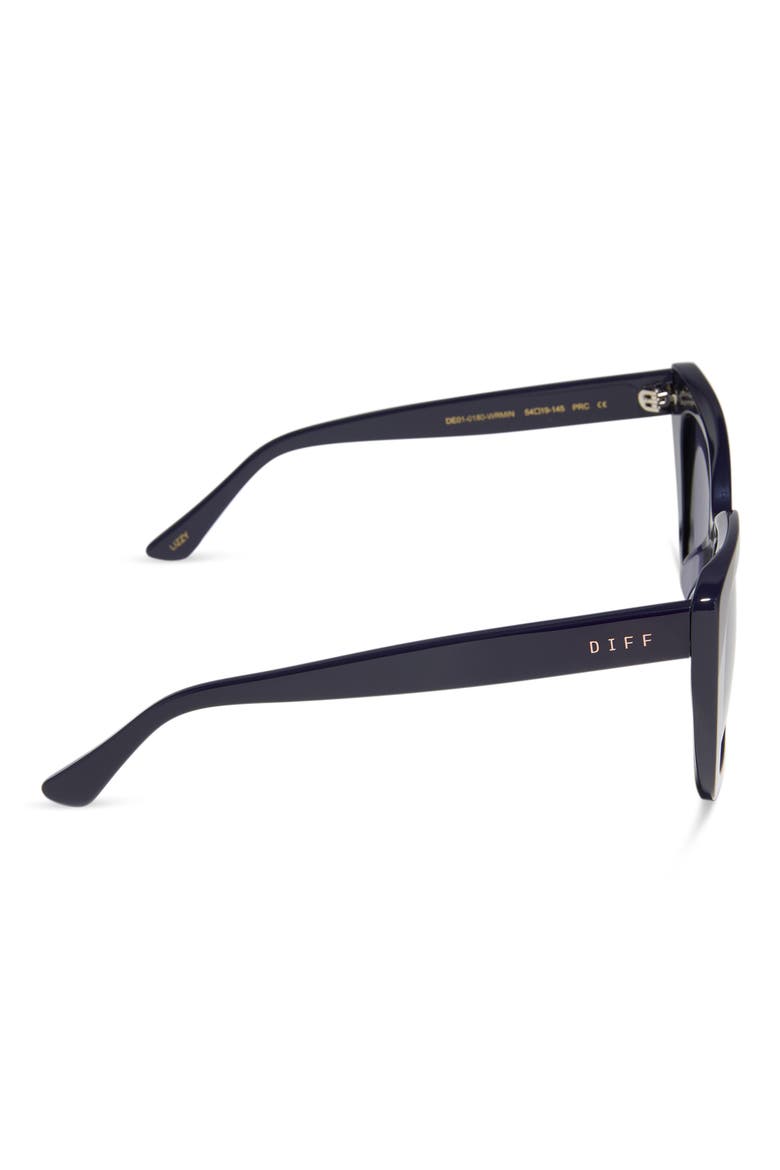 Lizzy 54mm Gradient Cat Eye Sunglasses, Alternate, color, ROYAL / MIDNIGHT