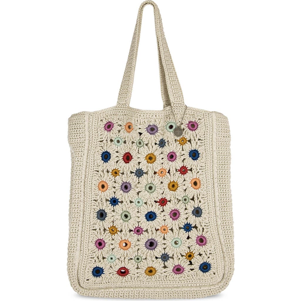 The Sak Lanie Market Tote Bag In Natural Multi Flower
