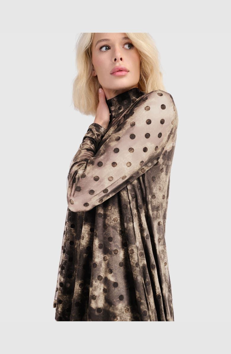 Alembika Rune Mesh Hi-Lo Tunic, Alternate, color, Aquarelle