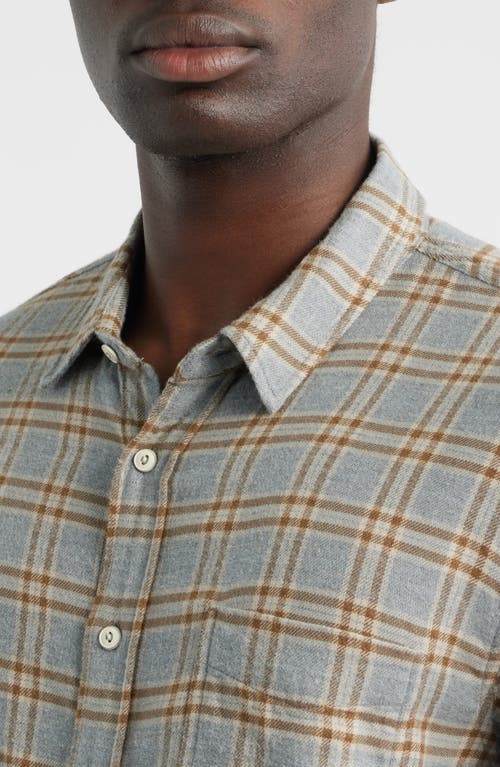 Rails Lennox Plaid Flannel Button-up Shirt In Gray