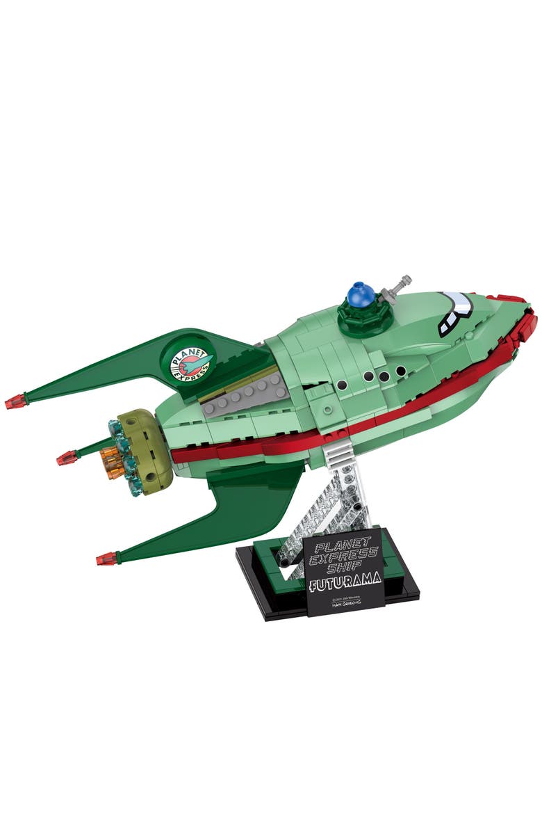 Brickcraft Futurama Planet Express Ship Building Set, Alternate, color, NO COLOR