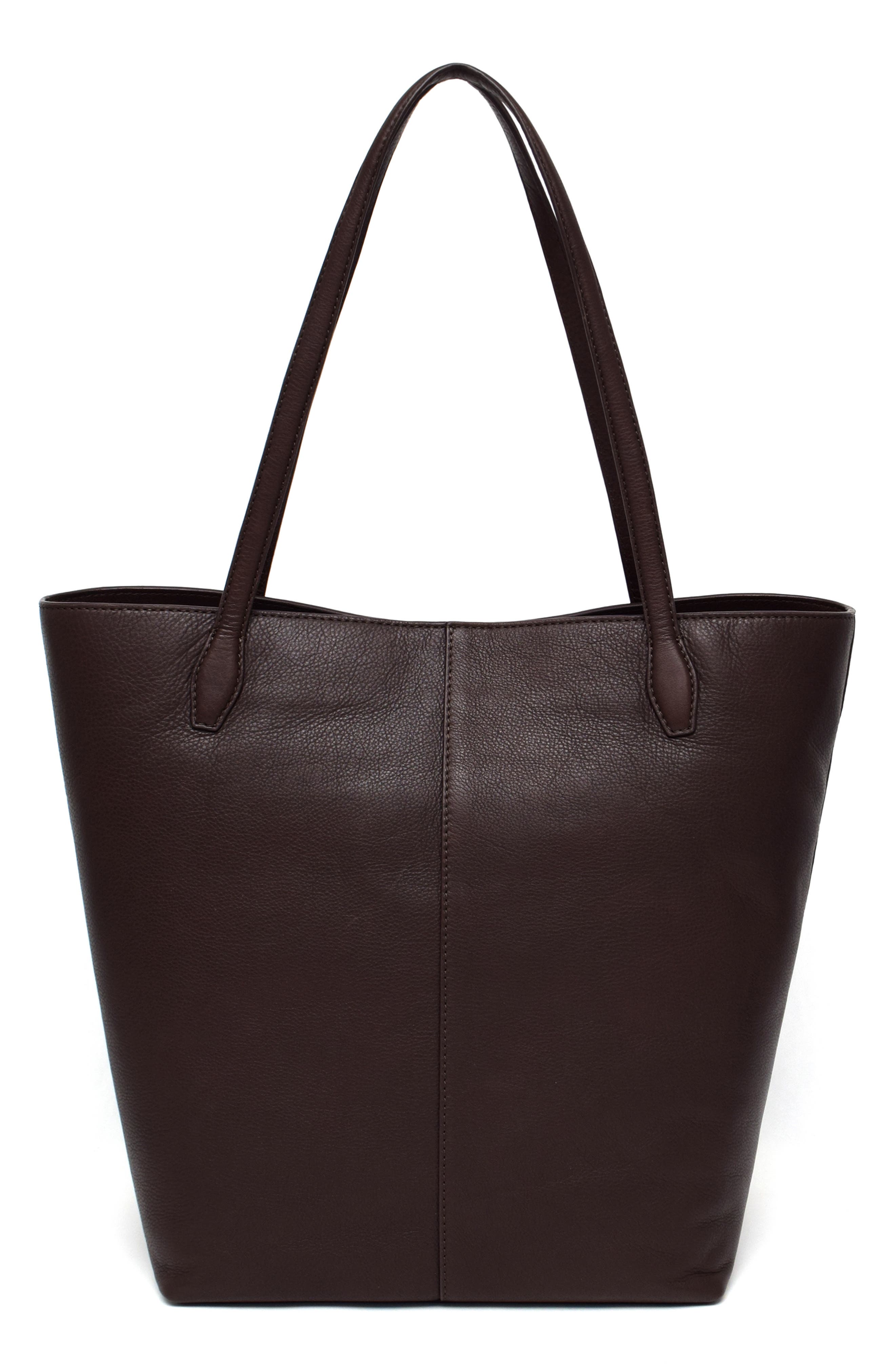 New Amsterdam Leatherworks Asher Large Leather Tote Bag, Alternate, color, Espresso