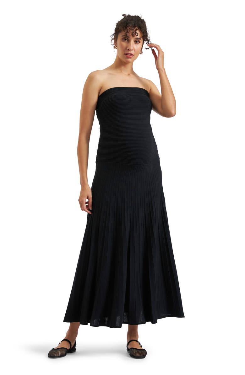 Ripe Maternity Faith Knit Dress, Alternate, color, Black