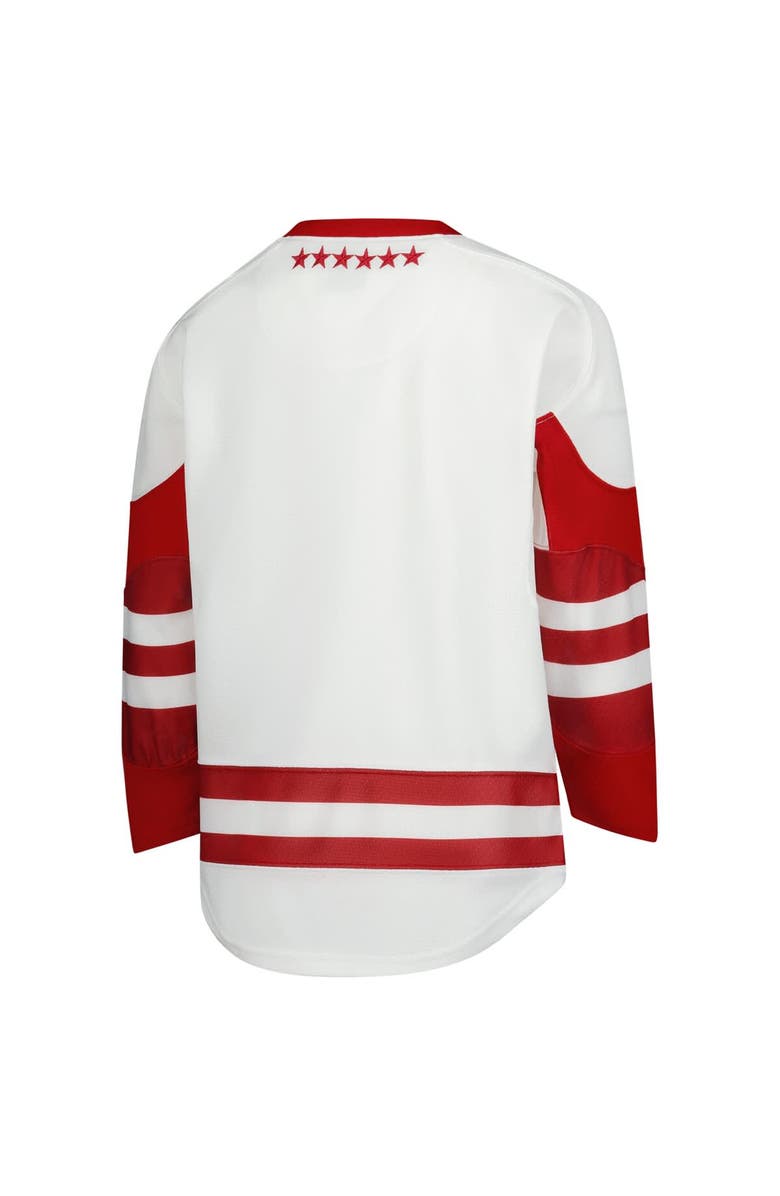 Under Armour Youth Under Armour  White Wisconsin Badgers Replica Hockey Jersey, Alternate, color, White