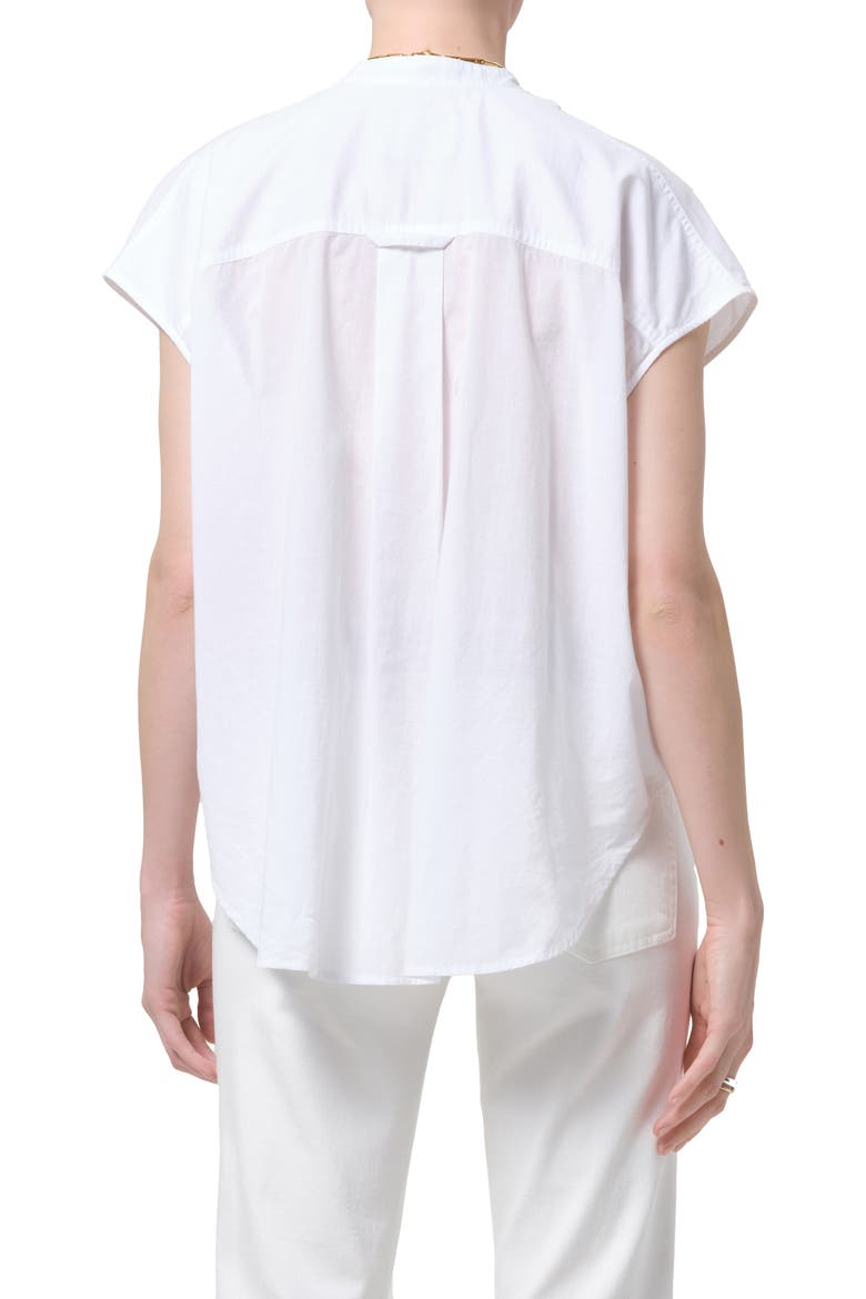 Penelope Cotton Button-Up Shirt, Alternate, color, WHITE
