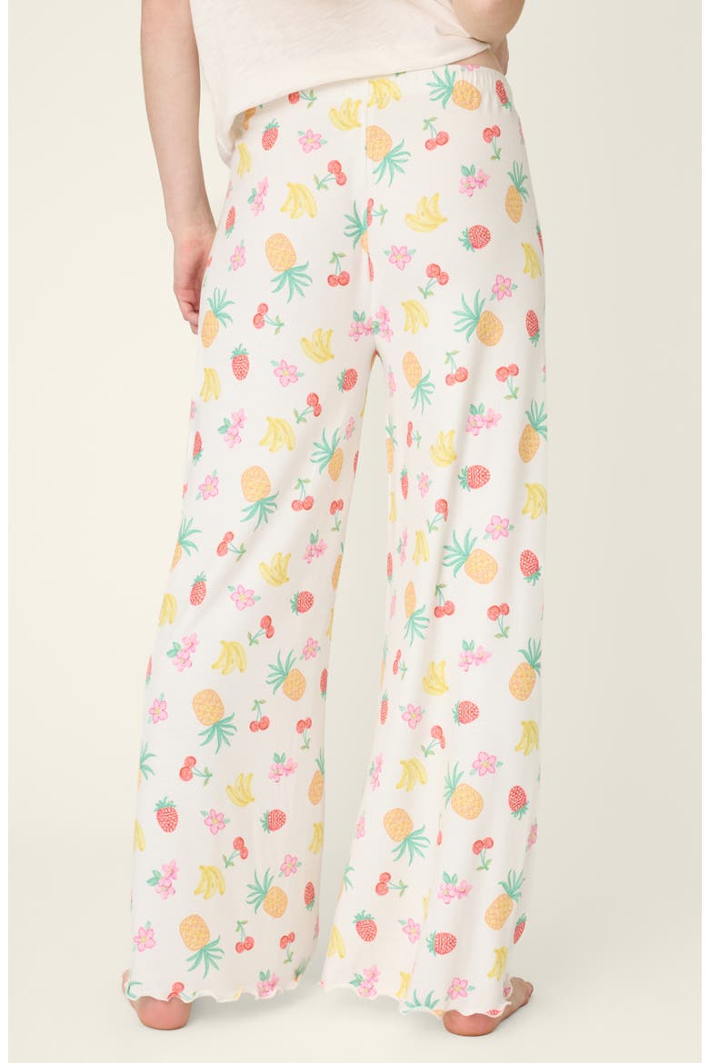 Viva La Vida Jersey Pajama Pants, Alternate, color, IVORY