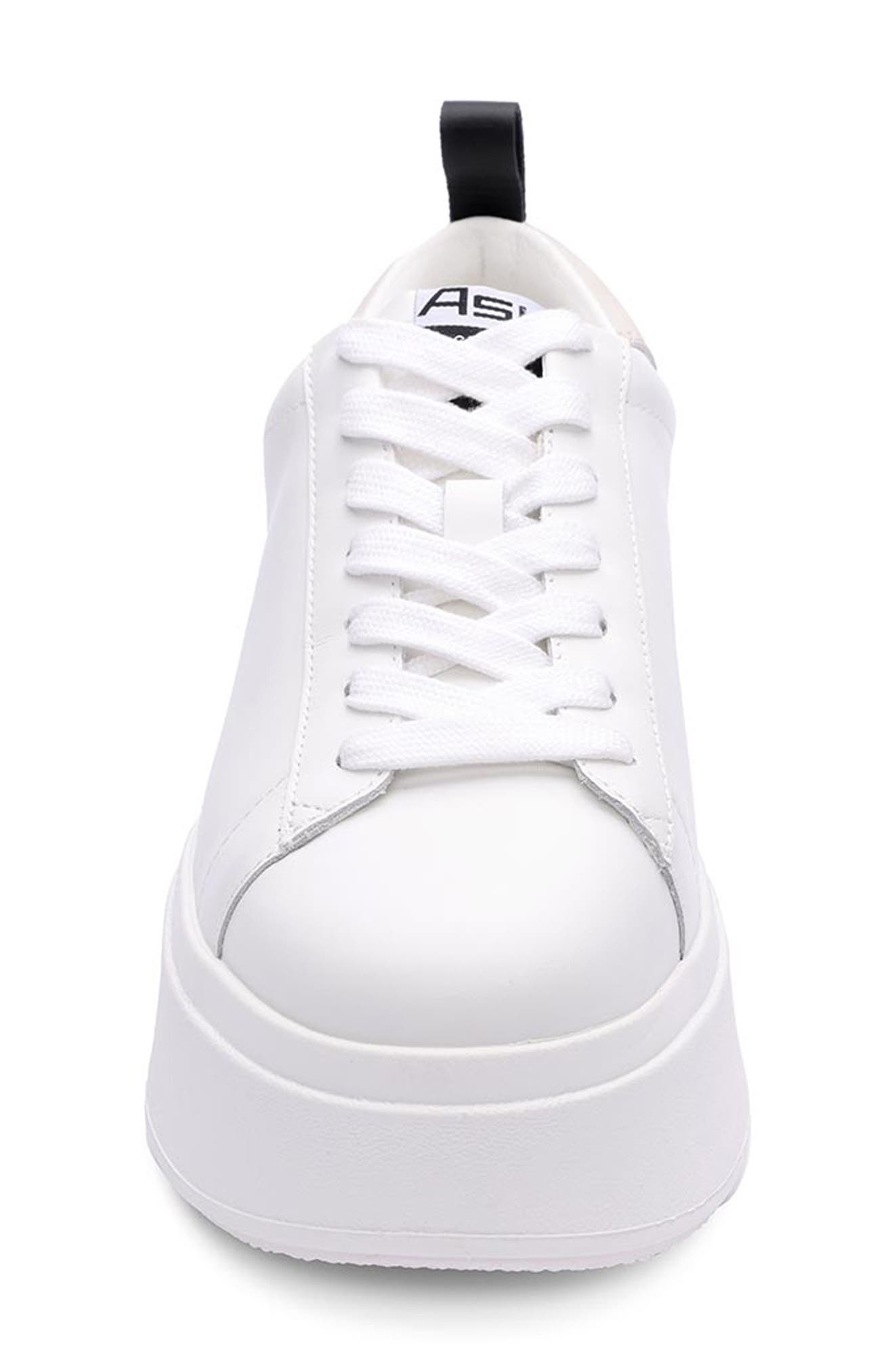Ash Maya Platform Sneaker, Alternate, color, White/ Egg/ Black