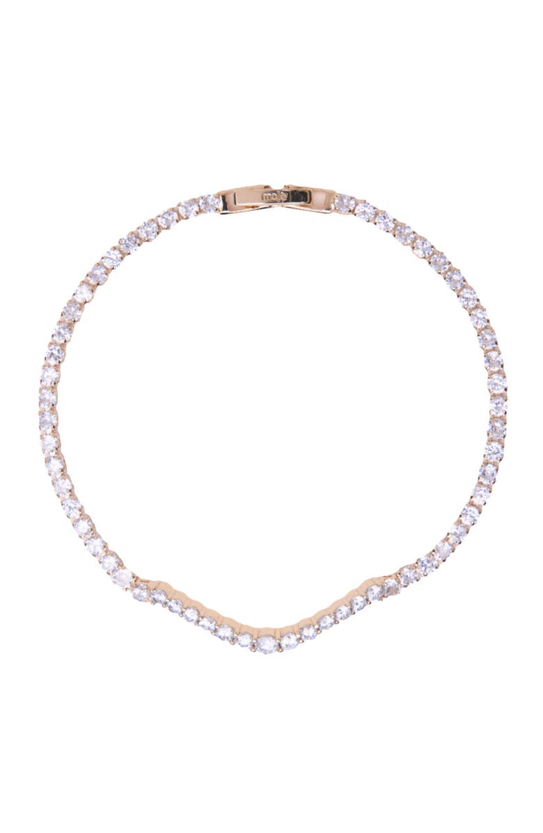 maje Cascade diamanté bracelet, Main, color, Gold