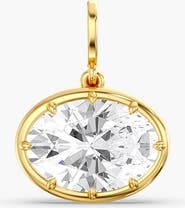 Everlee East West Oval Lola Lab Diamond Pendant Charm in 14K