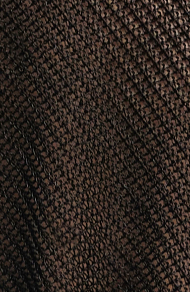 LIONESS Luminous Asymmetric Sheer Poncho, Alternate, color, Obsidian