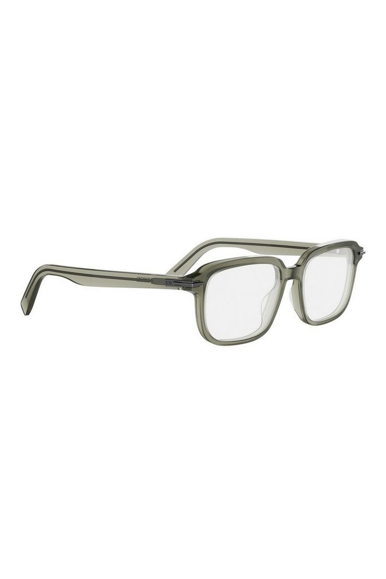'DiorBlacksuit O S26I 53mm Rectangular Optical Glasses, Alternate, color, SHINY BEIGE