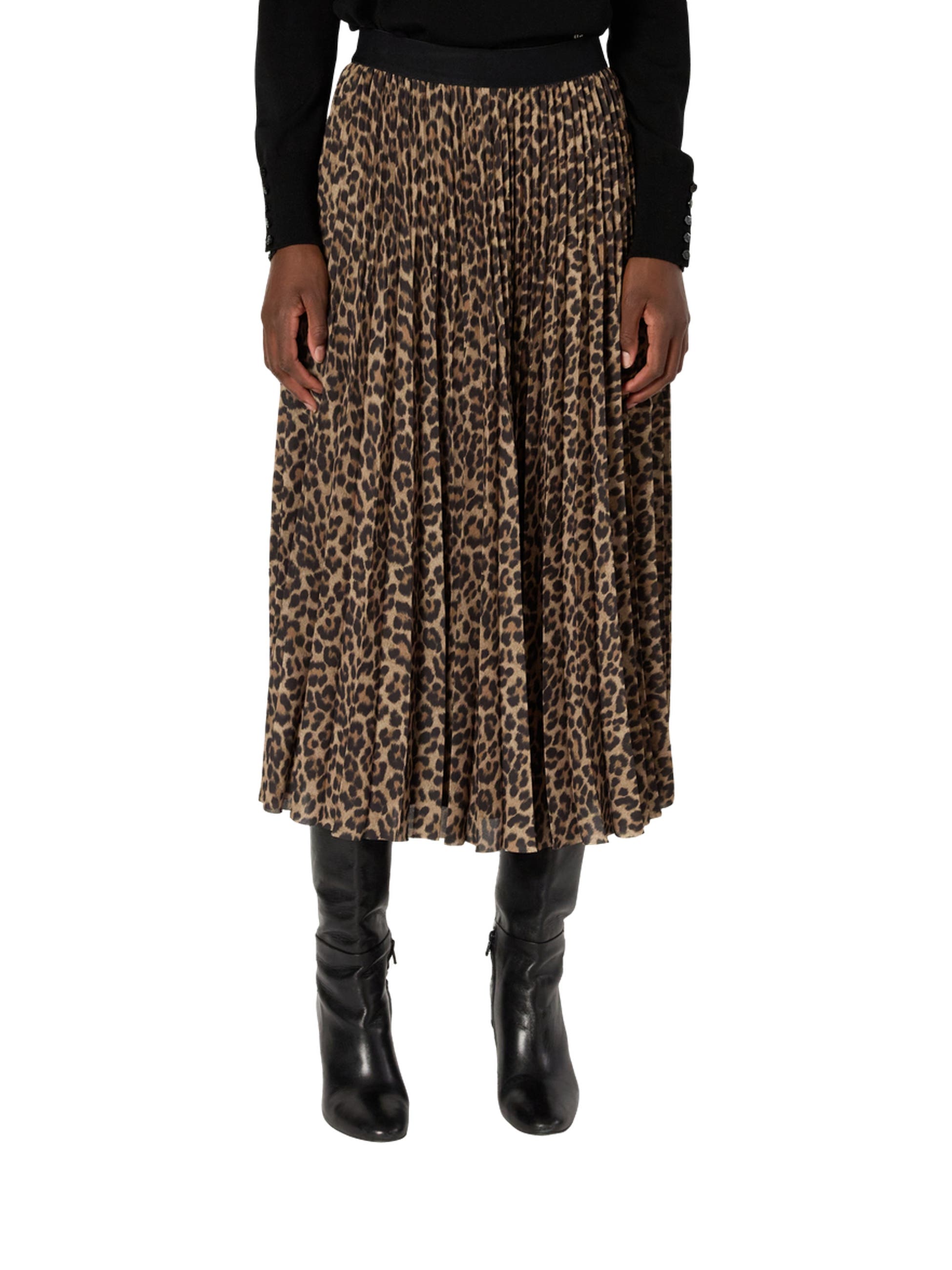 Babette Pleated Midi Skirt