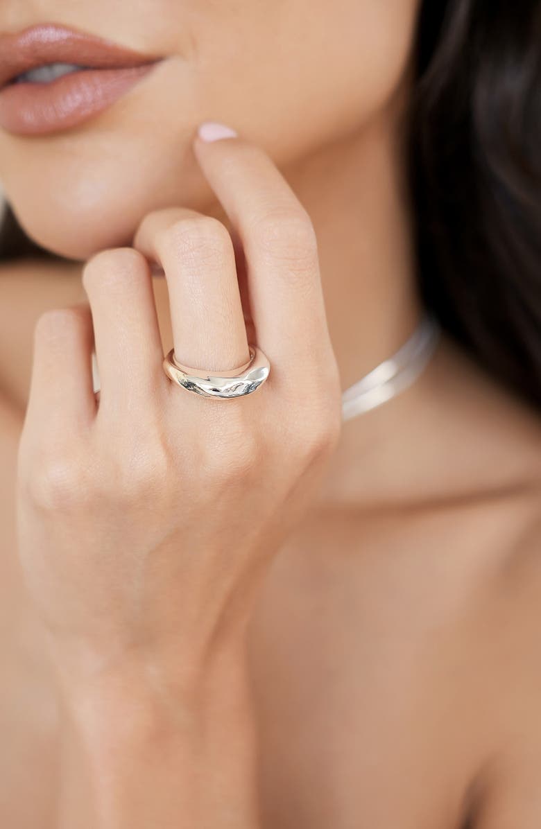 Ettika Modern Flow Ring, Alternate, color, Silver