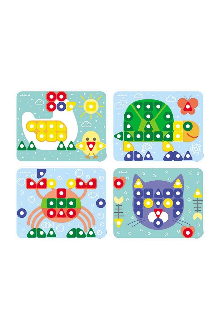Superpegs, Alternate, color, Blue-Green Multi