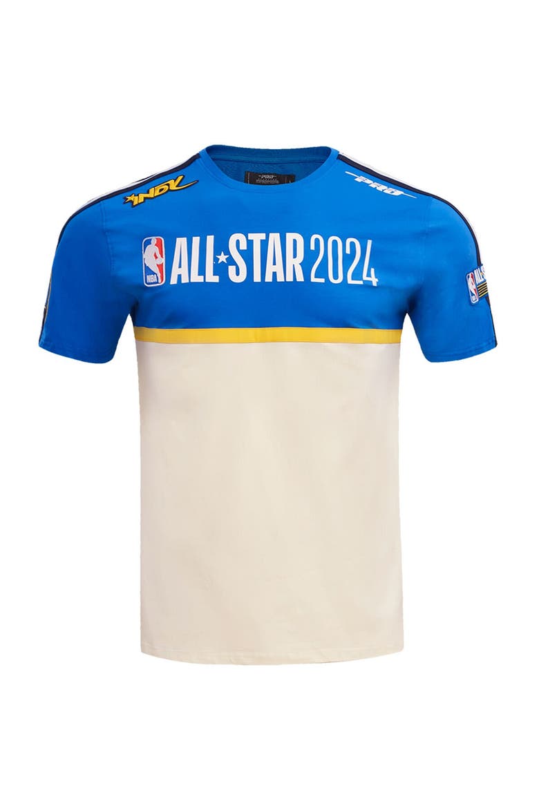Unisex Pro Standard  Cream 2024 NBA All-Star Game Chenille T-Shirt, Alternate, color, Cream