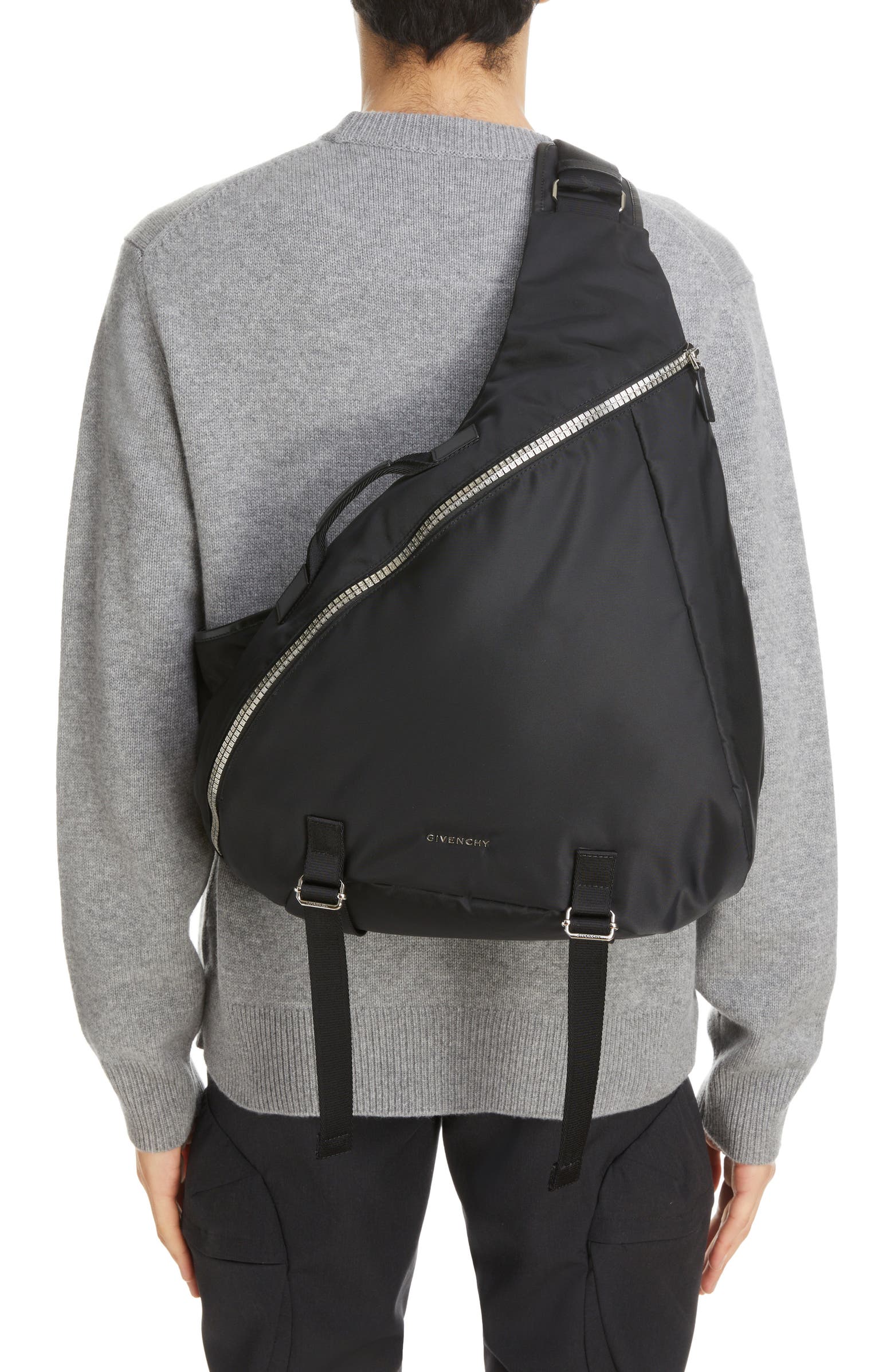 Givenchy Large G-Zip Triangle Sling Backpack | Nordstrom
