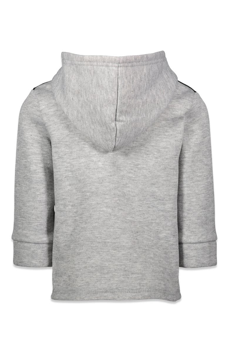 Star Wars The Mandalorian Baby Yoda Half Zip Hoodie, Alternate, color, Gray