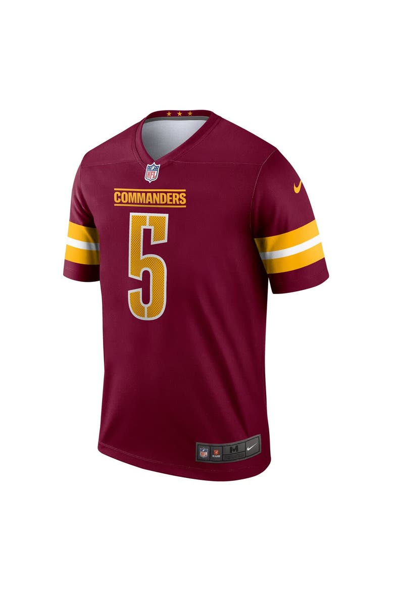 Men's Nike Jayden Daniels Burgundy Washington Commanders Legend Player Performance Top, Alternate, color, Burgundy