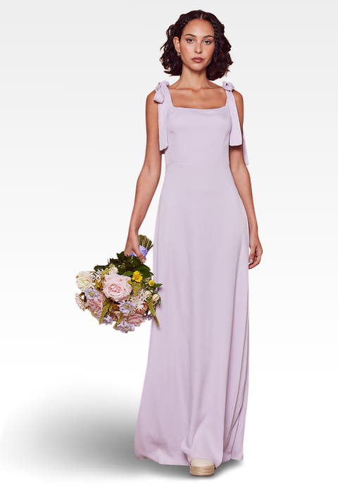 Allegra Tie Shoulder Bridesmaid Dress