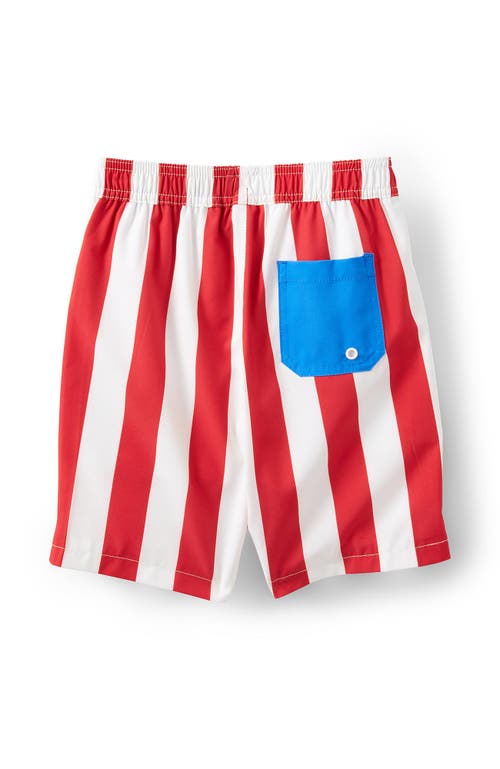 Shop Cotton On Kids Kid's Bobby Stretch Board Short In Varsity Red Vanilla Vertical