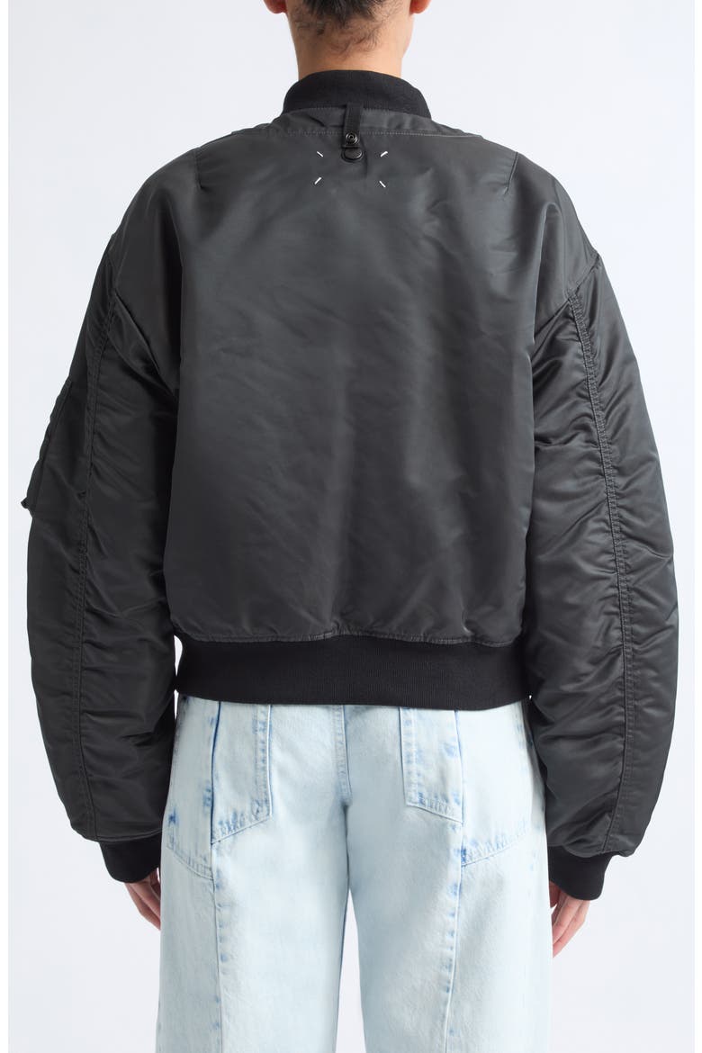 Reversible Bomber Jacket, Alternate, color, DARK GREY