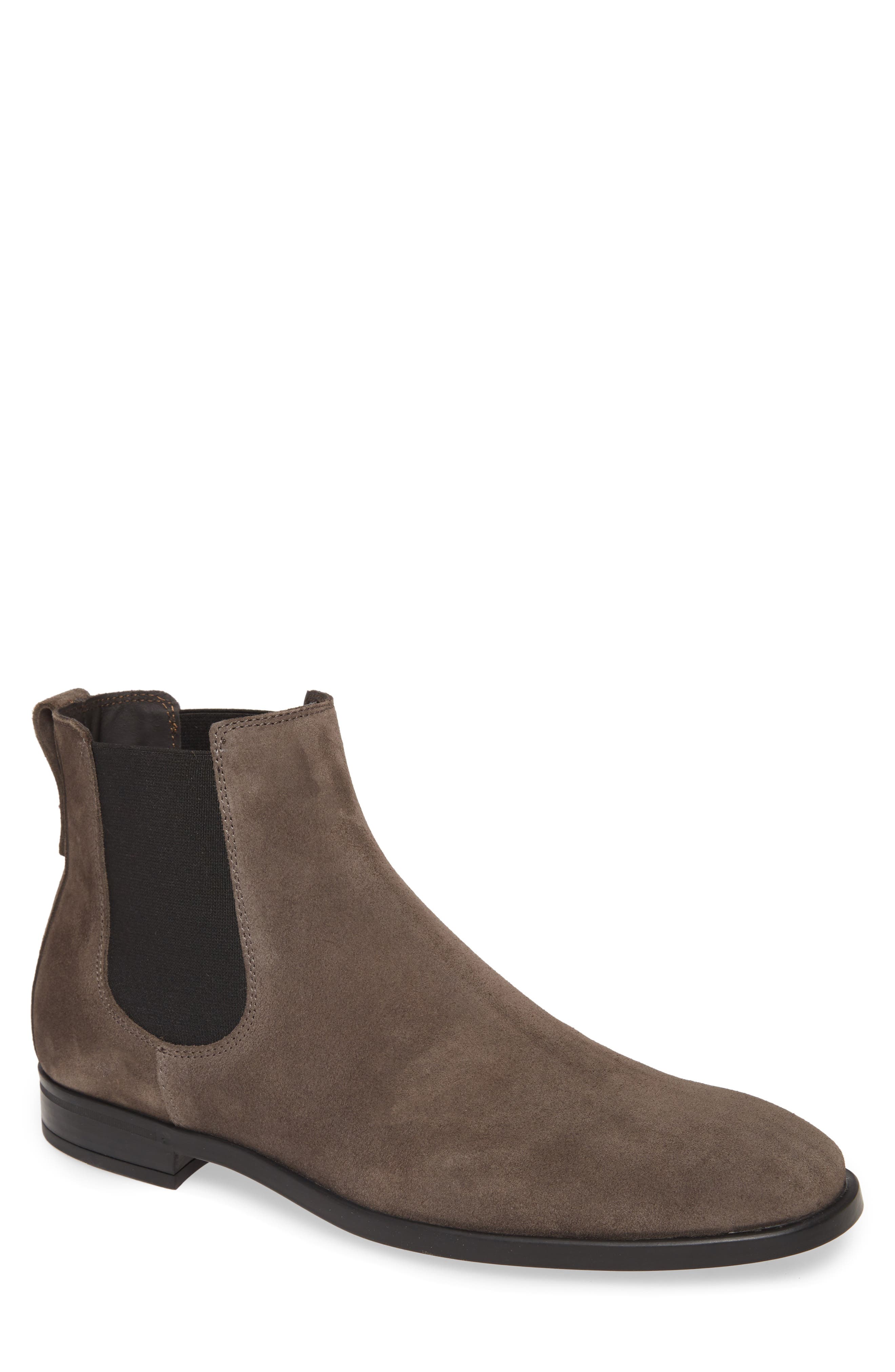 Kelley Mid Chelsea Boot, Main, color, CARBON SUEDE