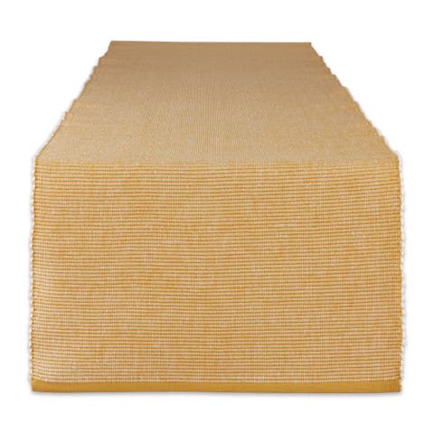 Two Tone Ribbed Table Runner