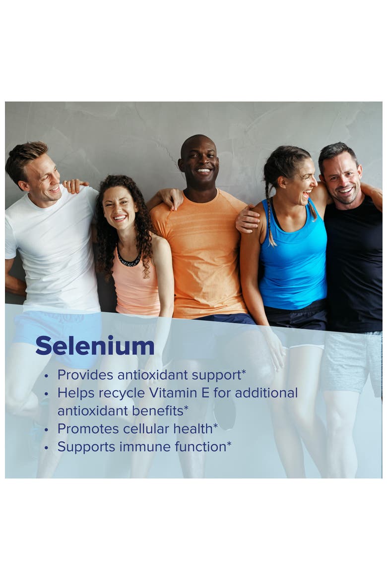 Selenium Selenomethionine Instant Dissolve Tablets, Alternate, color, White