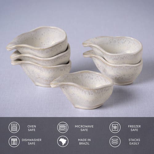 Porto Brasil Teardrop Set Of 6 In Neutral