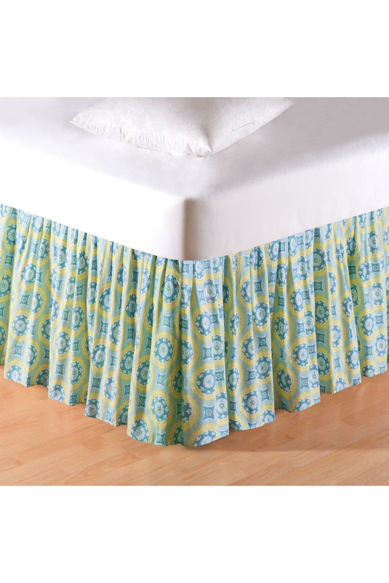 Delilah Blue Bed Skirt, Main, color, Blue