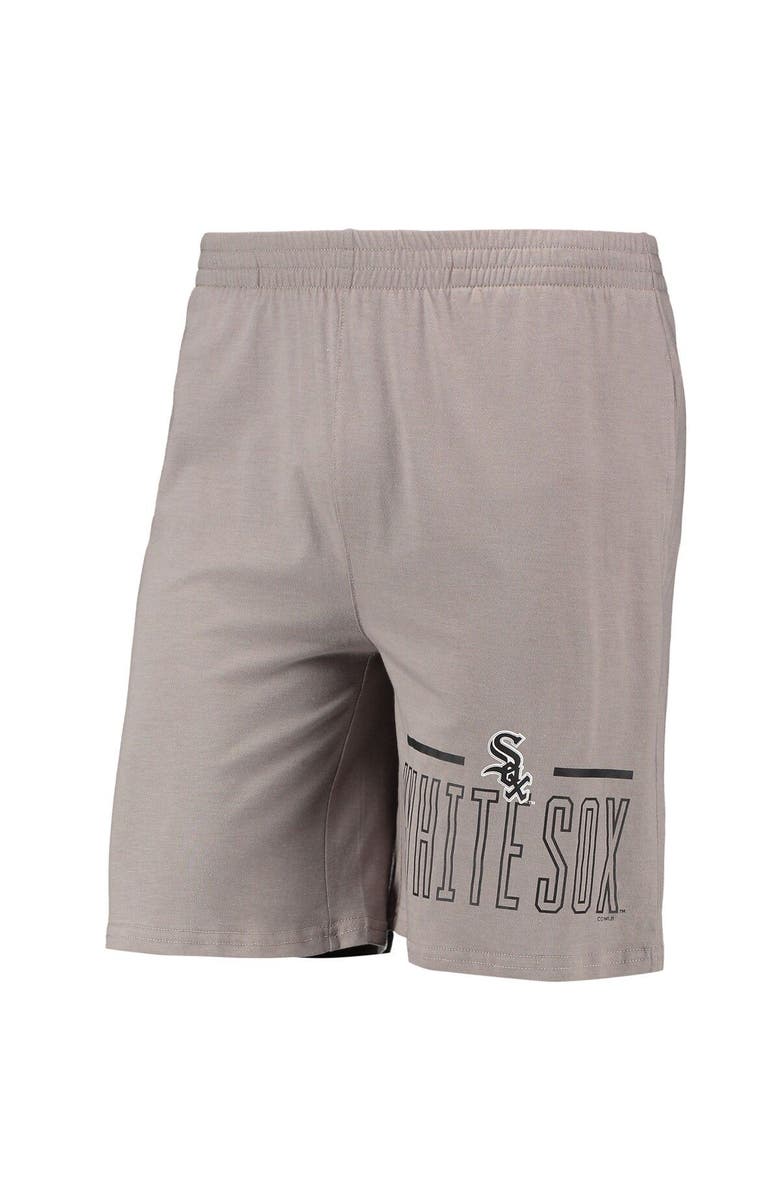 CONCEPTS SPORT Men's Concepts Sport Gray/Black Chicago White Sox Meter T-Shirt and Shorts Sleep Set, Alternate, color, Gray