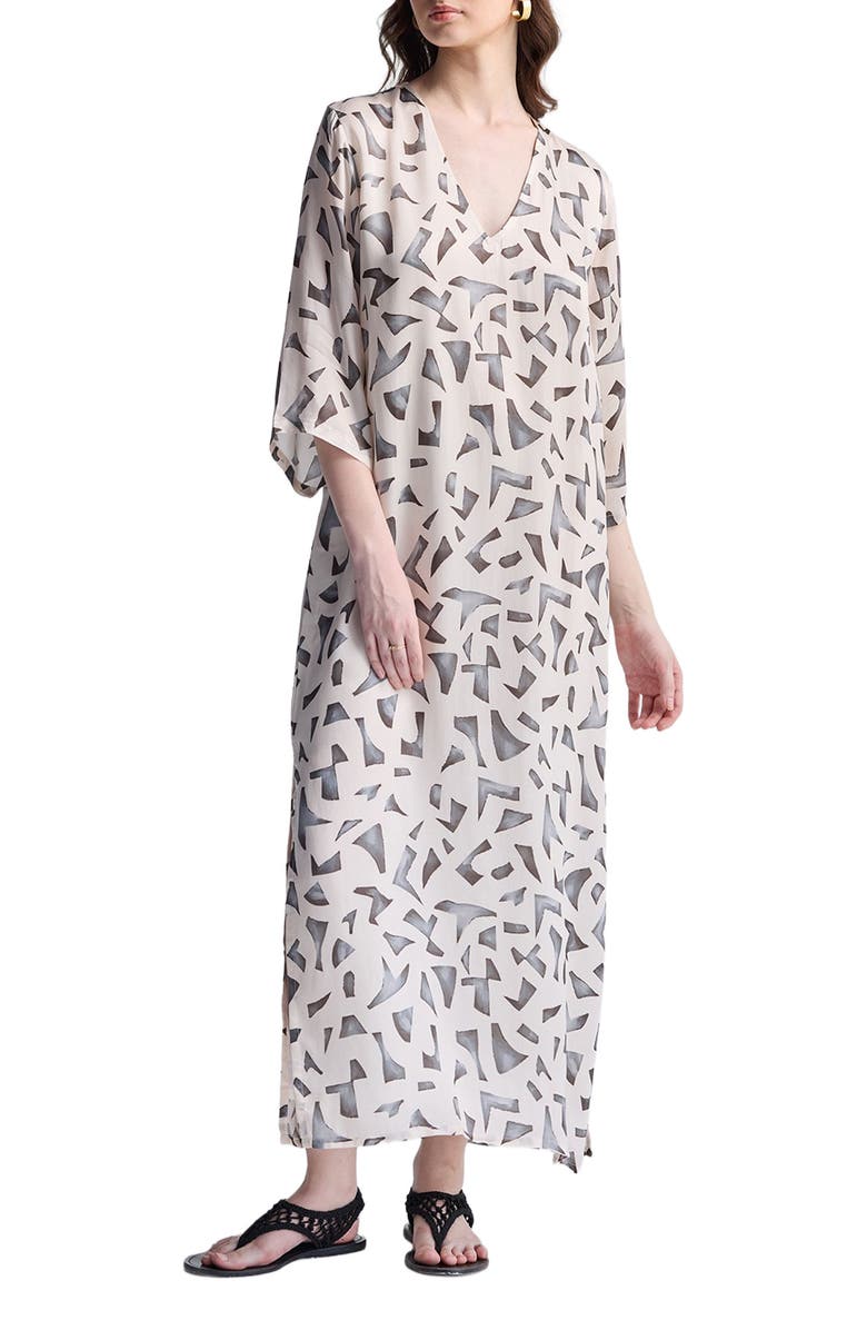 Reistor Maxi Dress with Side Slits, Main, color, Mosaic