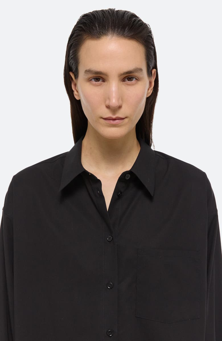 Helmut Lang Oversize Poplin Button-Up Shirt, Alternate, color,
