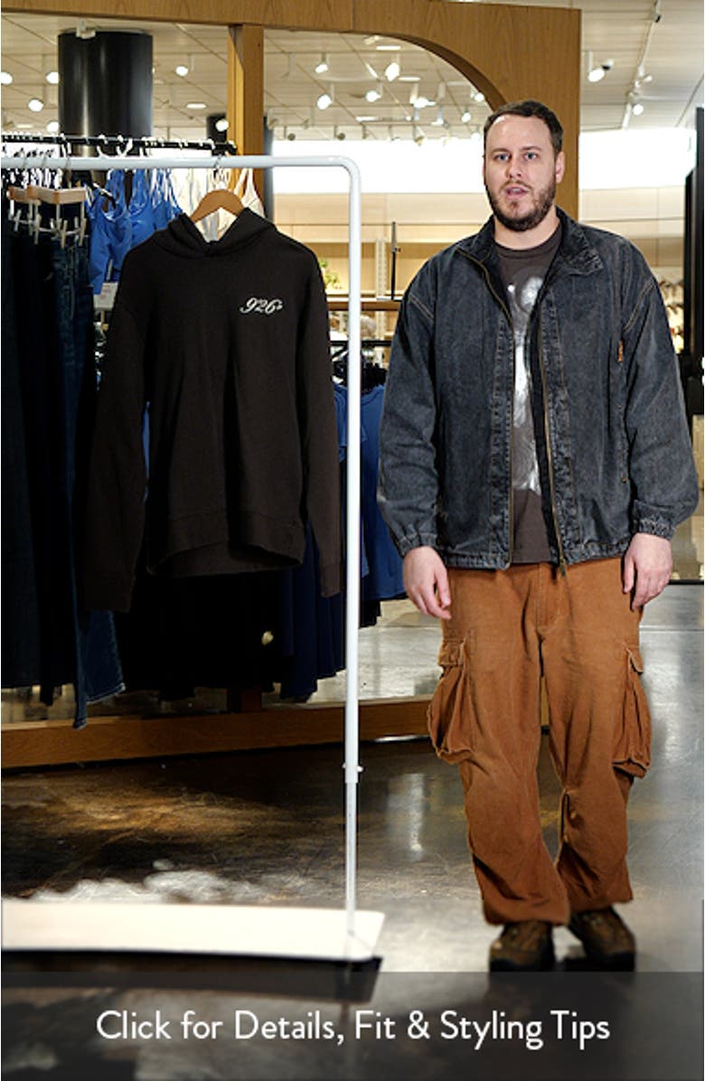 Embroidered Cotton Hoodie, sales video thumbnail