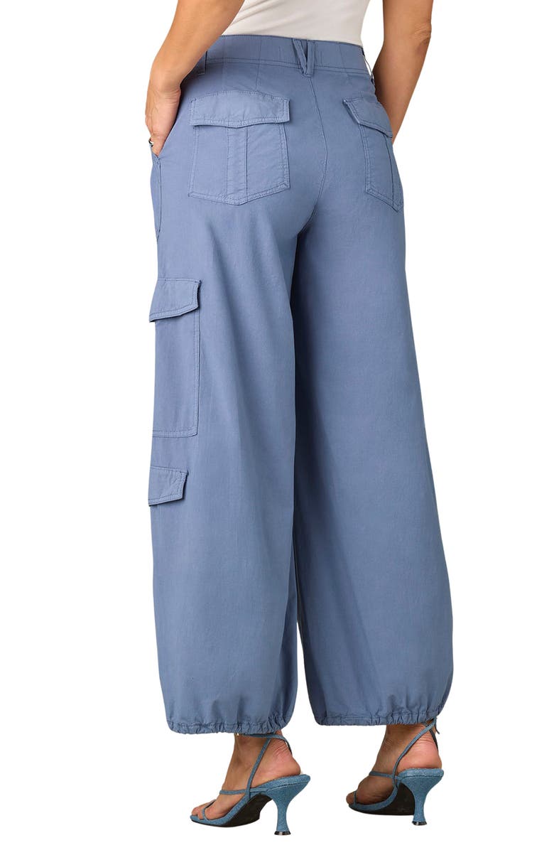Wit & Wisdom Skyrise High Waist Wide Leg Utility Pants, Alternate, color, Stormy Blue