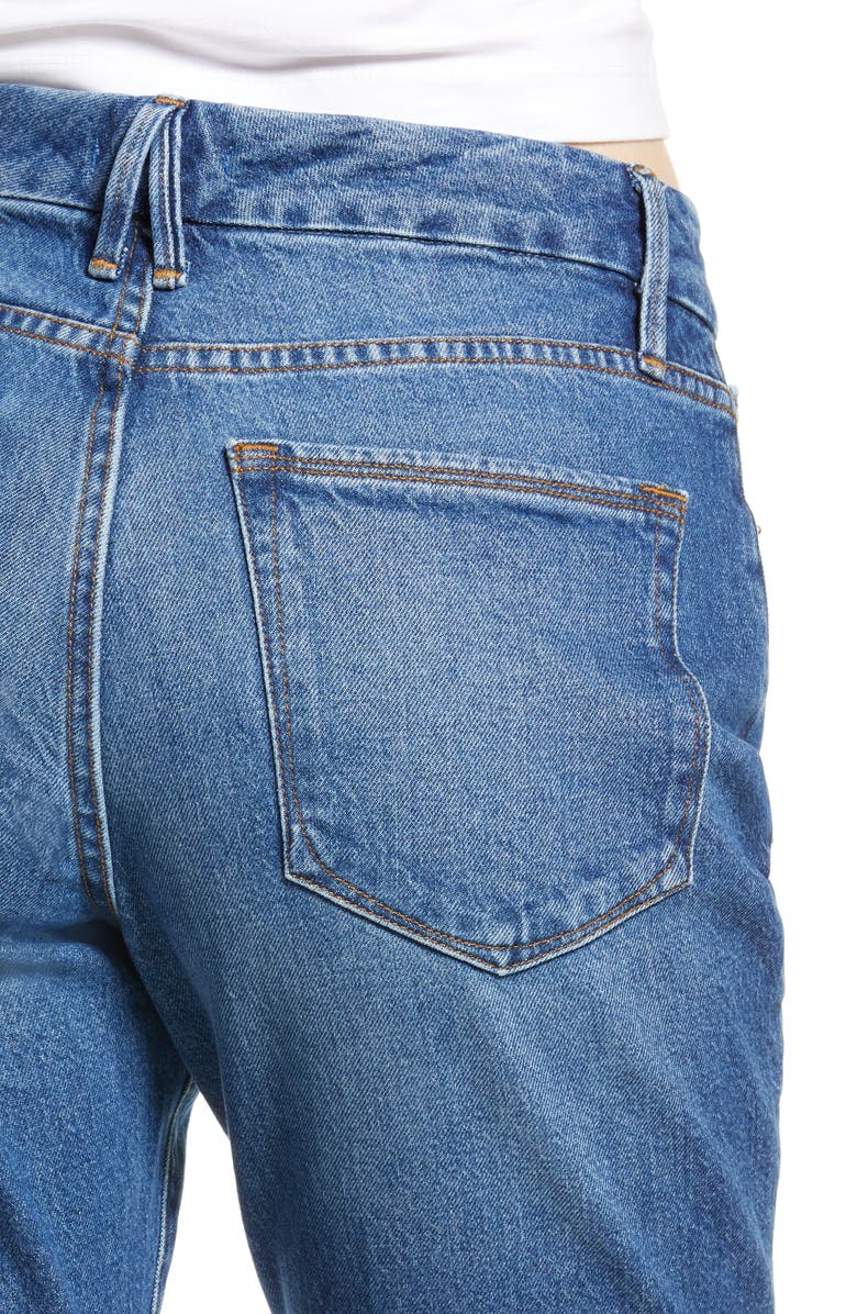 Good American Women's Good Classic Straight Leg Jeans, Alternate, color, 