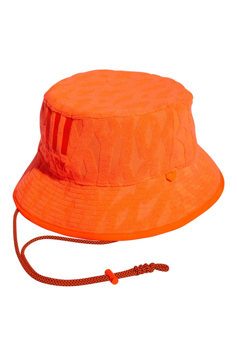 Unisex Reversible Bucket Hat, Alternate, color, SOLAR ORANGE/ WHITE