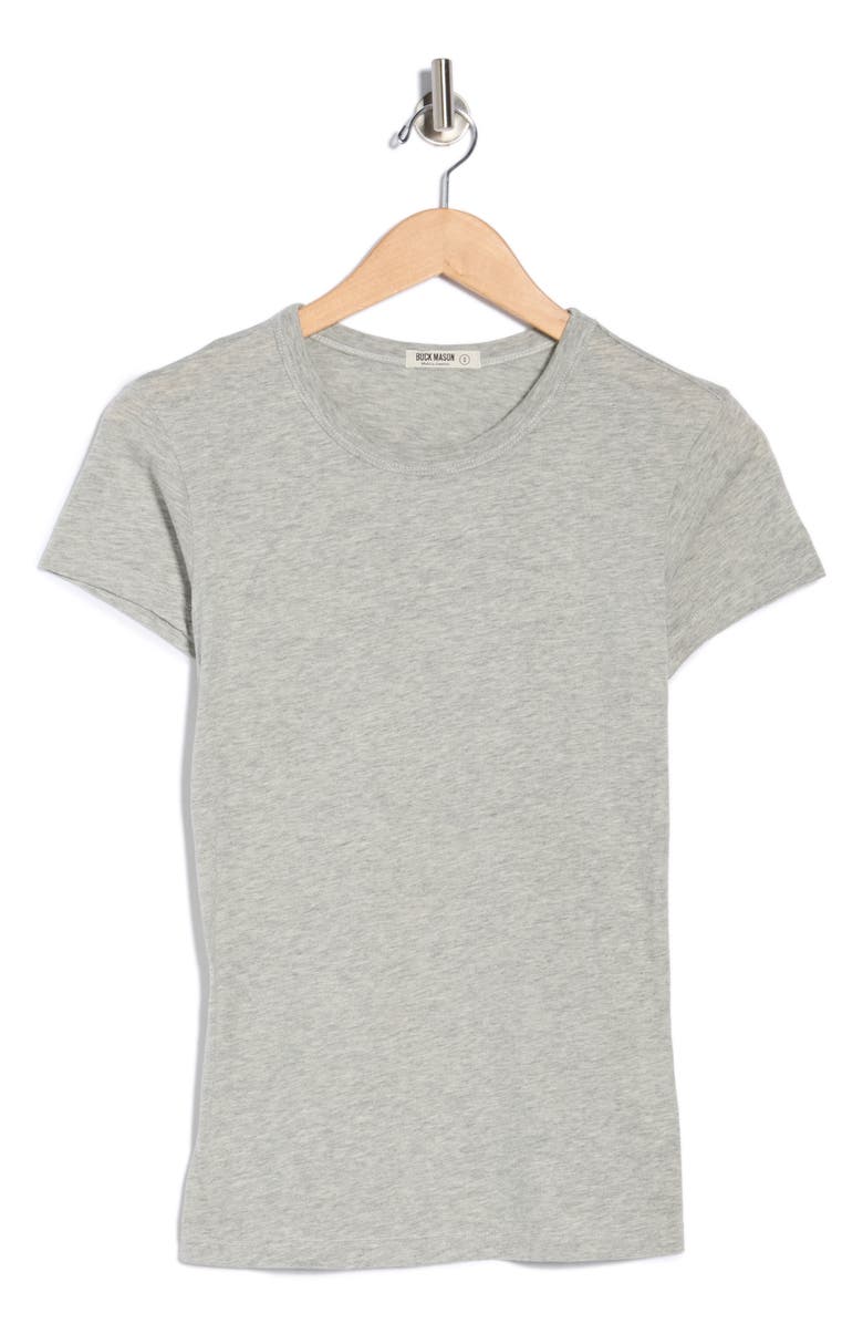 BUCK MASON Slim Fit Crewneck T-Shirt, Alternate, color, Graphite