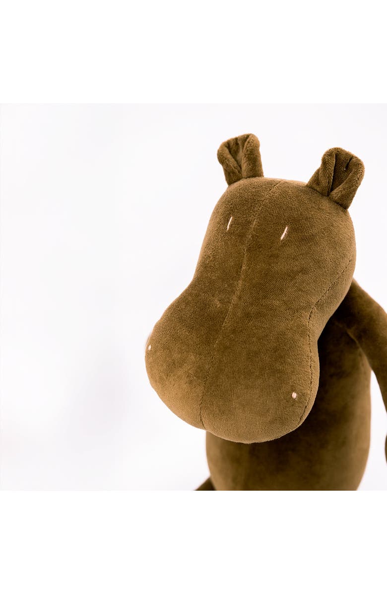 ADADA Momo, the hippo stuffed animal, Alternate, color, Open Brown